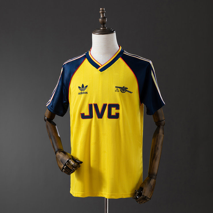 Retro Arsenal 1988/89 Bortedrakt Herre Fotballdrakt