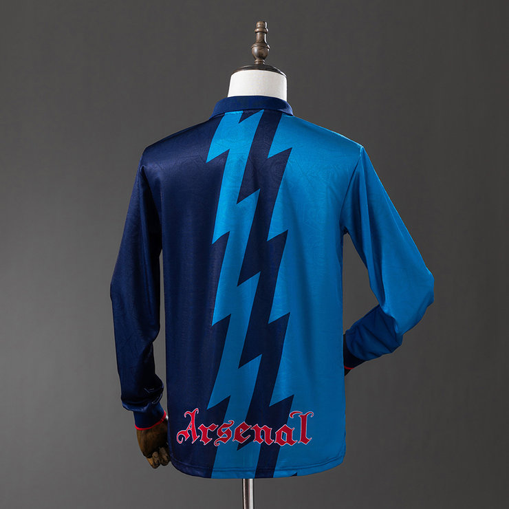 Retro Arsenal 1995/96 Bortedrakt Langermet Herre Fotballdrakt