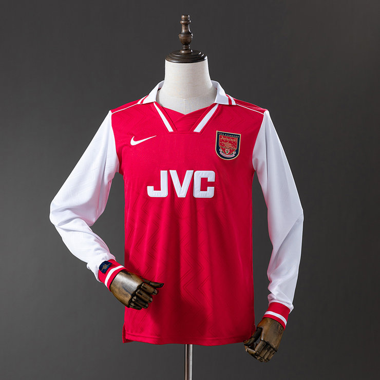 Retro Arsenal 1996/97 Hjemmedrakt Langermet Herre Fotballdrakt
