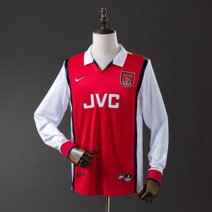 Retro Arsenal 1998/99 Hjemmedrakt Langermet Herre Fotballdrakt