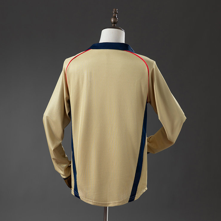 Retro Arsenal 2001/02 Bortedrakt Langermet Herre Fotballdrakt