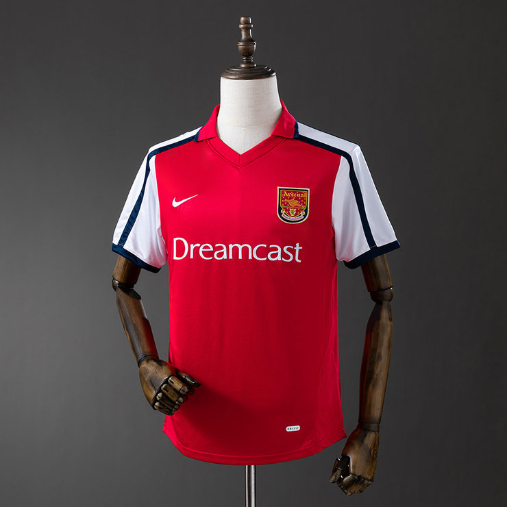 Retro Arsenal 2001/02 Hjemmedrakt Herre Fotballdrakt