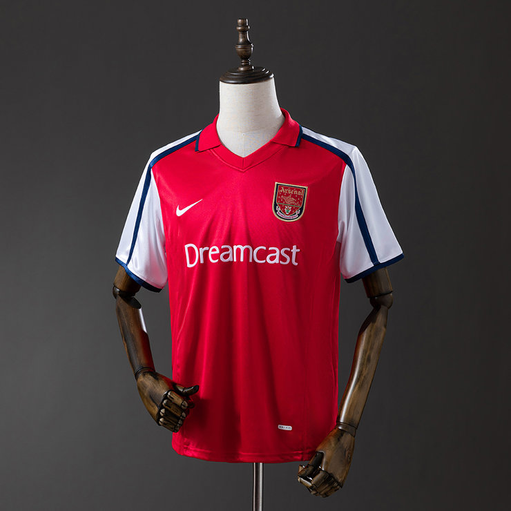 Retro Arsenal 2001/02 Hjemmedrakt Herre Fotballdrakt
