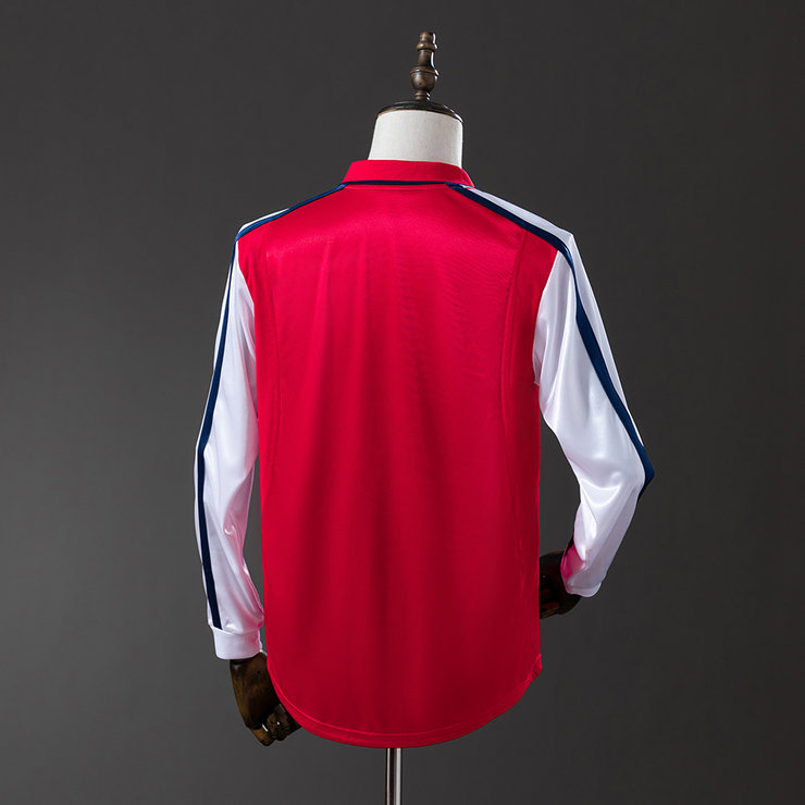 Retro Arsenal 2001/02 Hjemmedrakt Langermet Herre Fotballdrakt