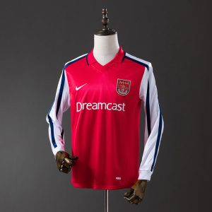 Retro Arsenal 2001/02 Hjemmedrakt Langermet Herre Fotballdrakt