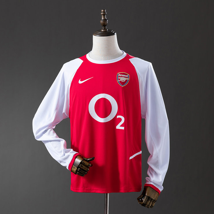 Retro Arsenal 2004/05 Hjemmedrakt Langermet Herre Fotballdrakt