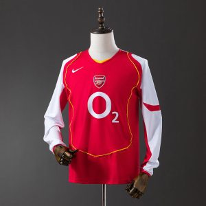 Retro Arsenal 2004/05 Hjemmedrakt Langermet Herre Fotballdrakt