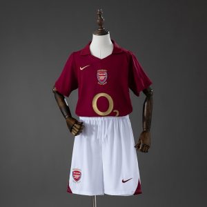 Retro Arsenal 2005/06 Hjemmedrakt Barn Fotballdraktsett