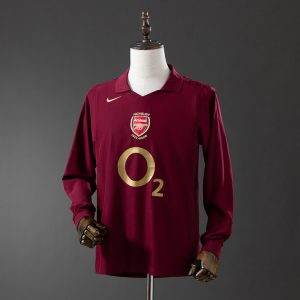 Retro Arsenal 2005/06 Hjemmedrakt Langermet Herre Fotballdrakt