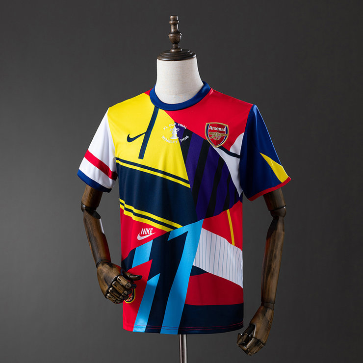 Retro Arsenal 2014 Jubileumsutgave Herre Fotballdrakt