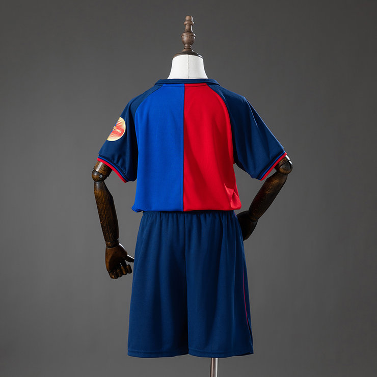 Retro Barcelona 100-årsjubileum Barn Fotballdraktsett