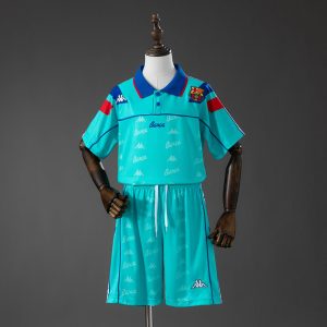 Retro Barcelona 1992/95 Bortedrakt Barn Fotballdraktsett