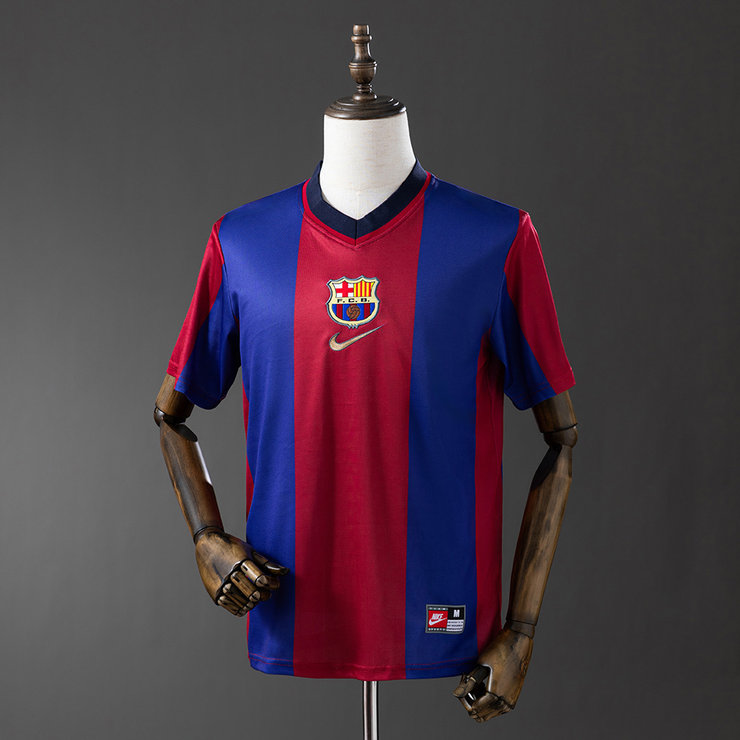 Retro Barcelona 1998/99 Hjemmedrakt Herre Fotballdrakt