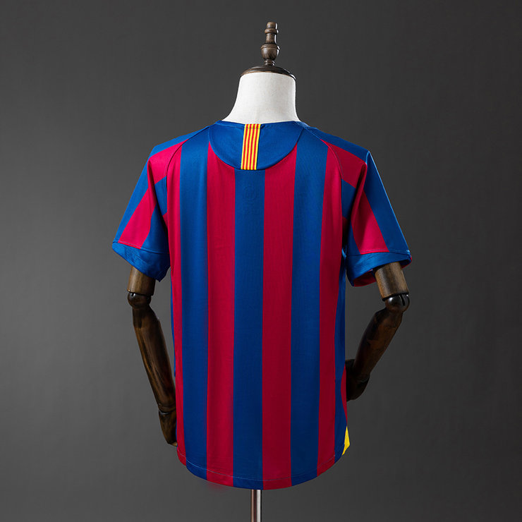 Retro Barcelona 2005/06 Hjemmedrakt Herre Fotballdrakt