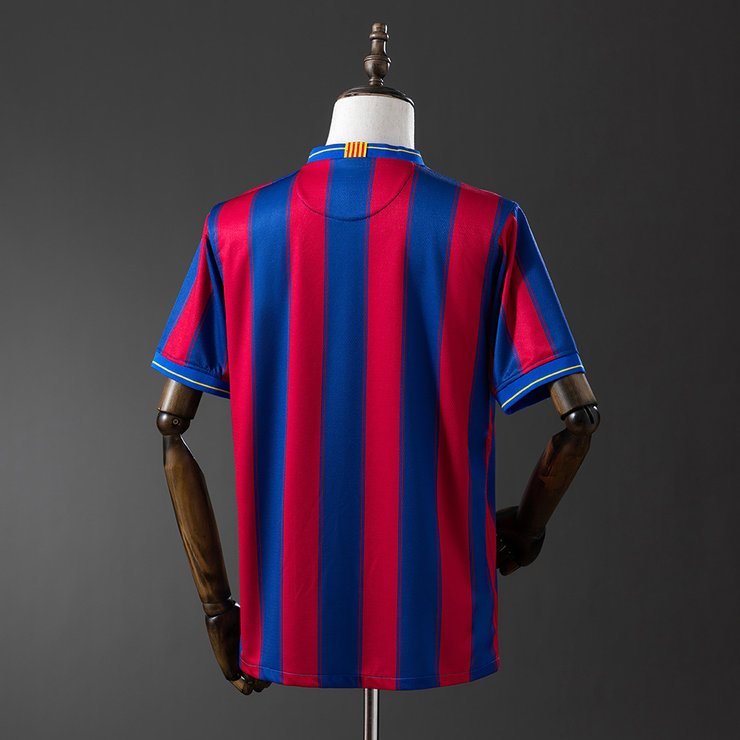 Retro Barcelona 2009/10 Hjemmedrakt Herre Fotballdrakt