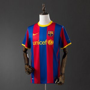 Retro Barcelona 2010/11 Hjemmedrakt Herre Fotballdrakt