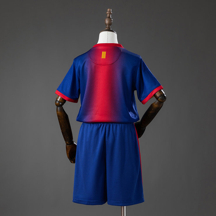 Retro Barcelona 2012/13 Hjemmedrakt Barn Fotballdraktsett