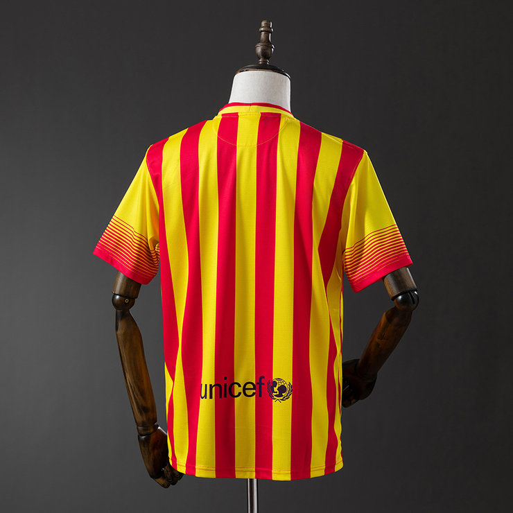Retro Barcelona 2013/14 Bortedrakt Herre Fotballdrakt