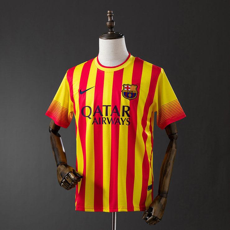 Retro Barcelona 2013/14 Bortedrakt Herre Fotballdrakt
