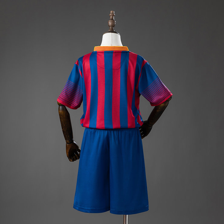 Retro Barcelona 2013/14 Hjemmedrakt Barn Fotballdraktsett