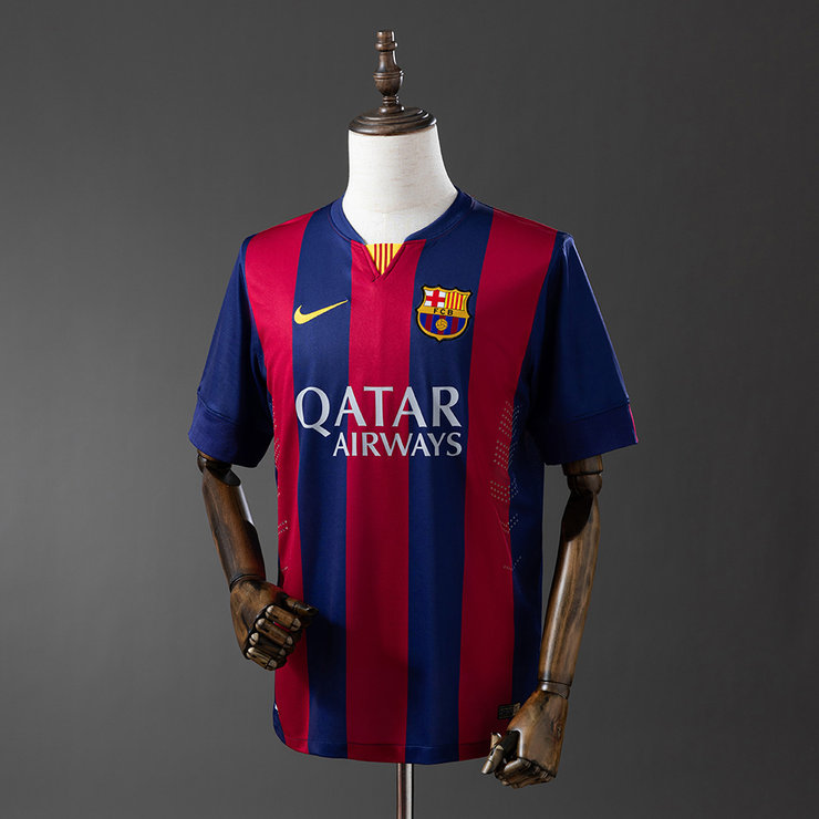 Retro Barcelona 2014/15 Hjemmedrakt Herre Fotballdrakt