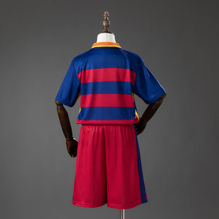 Retro Barcelona 2015/16 Hjemmedrakt Barn Fotballdraktsett