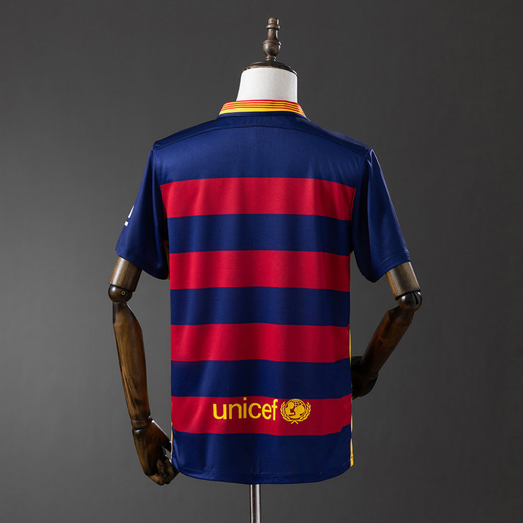 Retro Barcelona 2015/16 Hjemmedrakt Herre Fotballdrakt