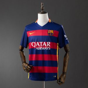 Retro Barcelona 2015/16 Hjemmedrakt Herre Fotballdrakt