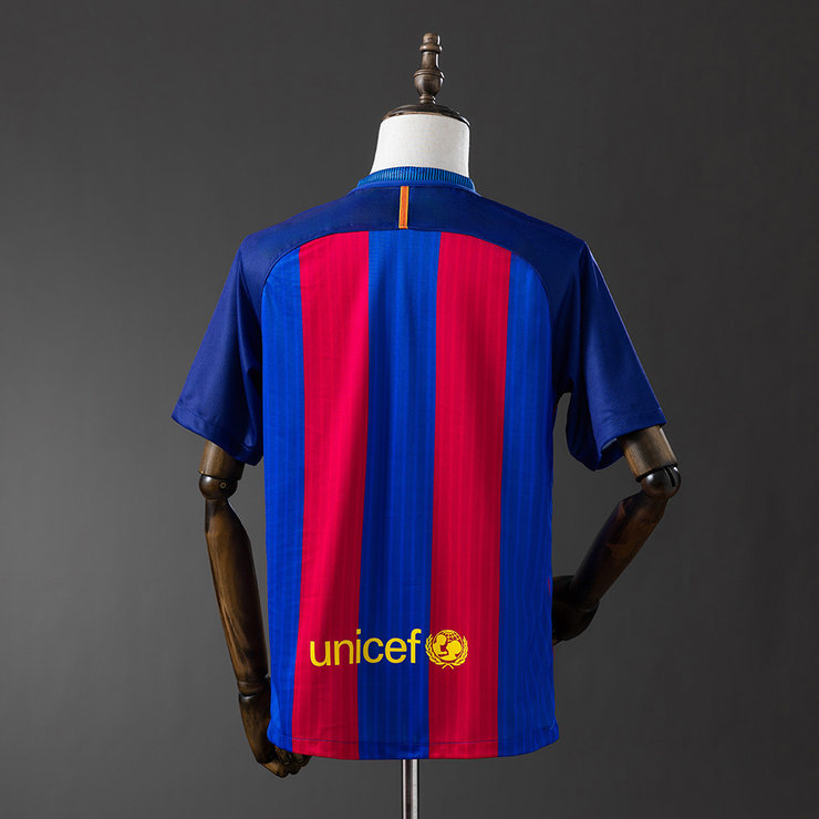 Retro Barcelona 2016/17 Hjemmedrakt Herre Fotballdrakt