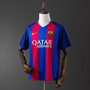 Retro Barcelona 2016/17 Hjemmedrakt Herre Fotballdrakt