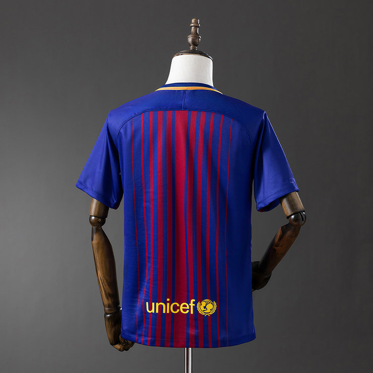 Retro Barcelona 2017/18 Hjemmedrakt Herre Fotballdrakt