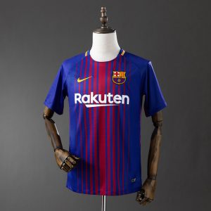 Retro Barcelona 2017/18 Hjemmedrakt Herre Fotballdrakt