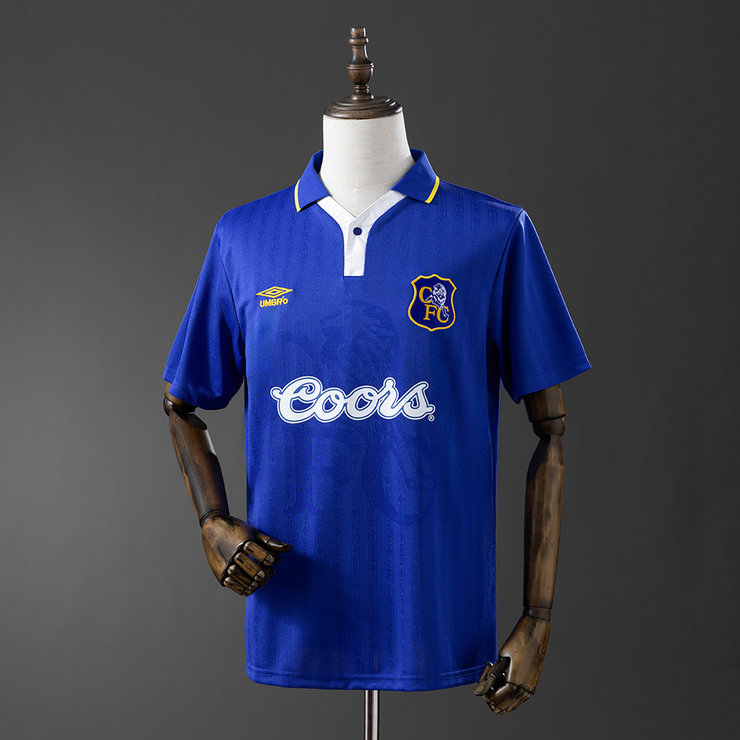 Retro Chelsea 1995/97 Hjemmedrakt Herre Fotballdrakt