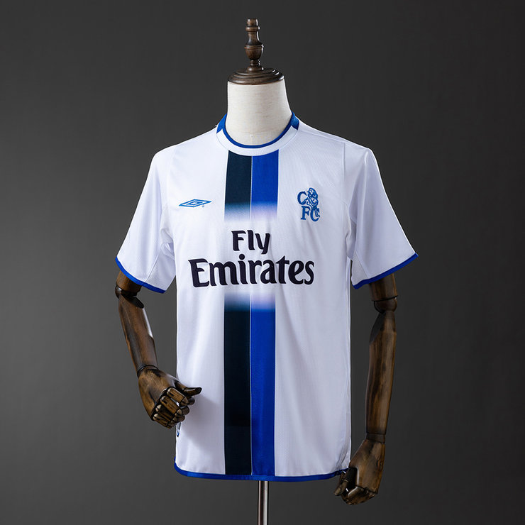 Retro Chelsea 2003/05 Bortedrakt Herre Fotballdrakt