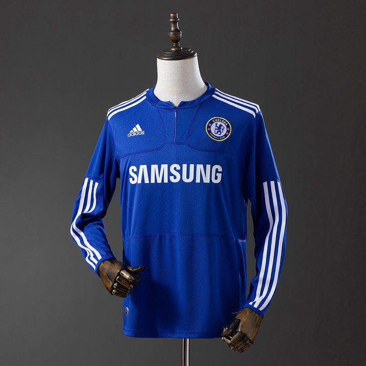 Retro Chelsea 2009/10 Hjemmedrakt Langermet Herre Fotballdrakt