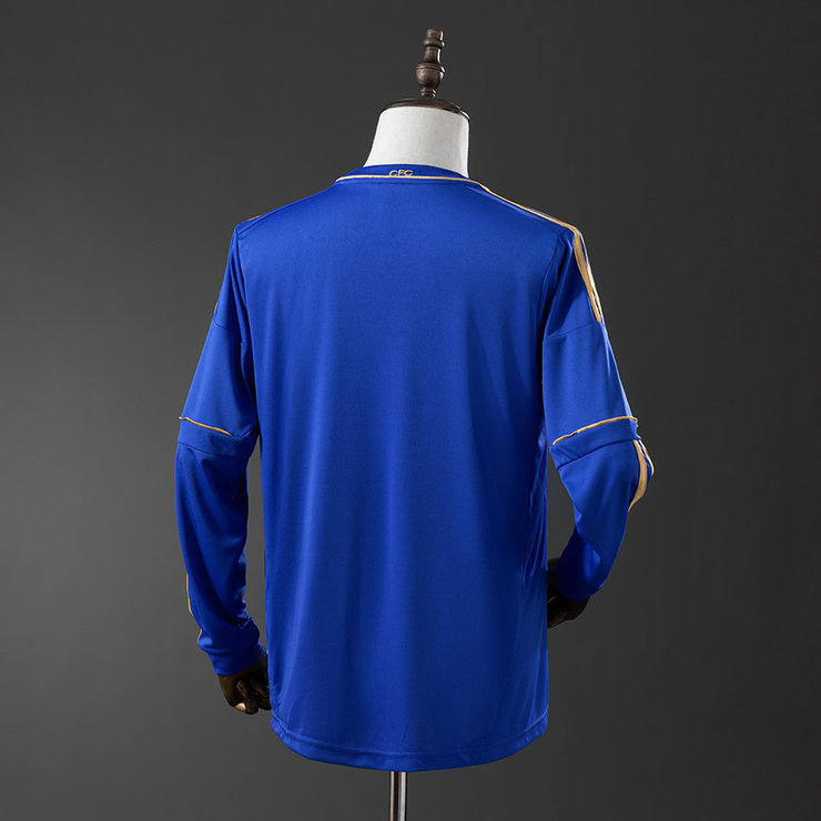 Retro Chelsea 2012/13 Hjemmedrakt Langermet Herre Fotballdrakt