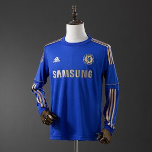 Retro Chelsea 2012/13 Hjemmedrakt Langermet Herre Fotballdrakt