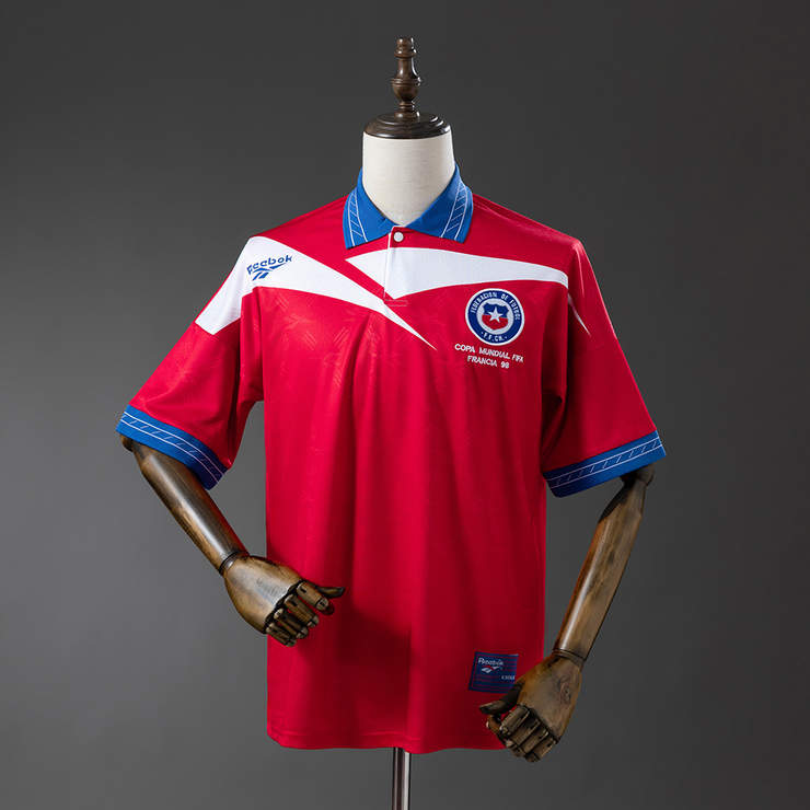 Retro Chile 1998 Hjemmedrakt Herre Fotballdrakt