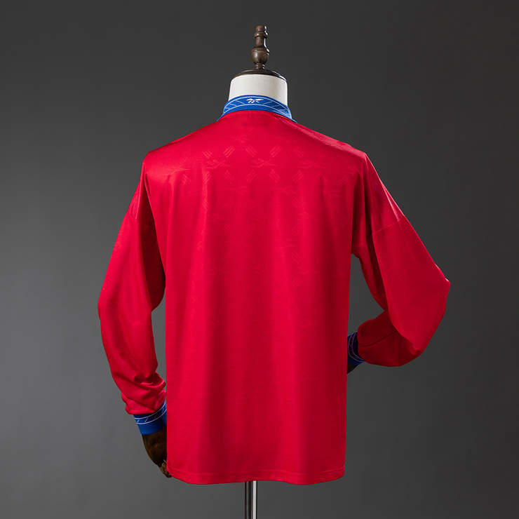 Retro Chile 1998 Hjemmedrakt Langermet Herre Fotballdrakt