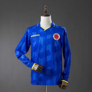 Retro Colombia 1994 Bortedrakt Langermet Herre Fotballdrakt
