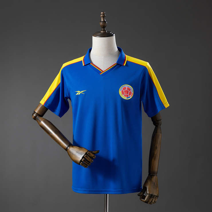 Retro Colombia 1998 Bortedrakt Herre Fotballdrakt