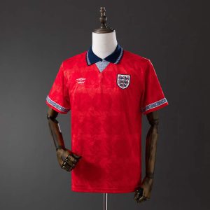Retro England 1990 Bortedrakt Herre Fotballdrakt