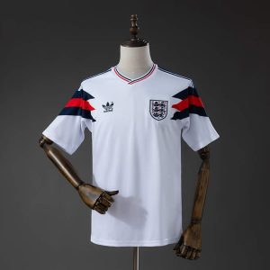 Retro England 1990 Hjemmedrakt Herre Fotballdrakt