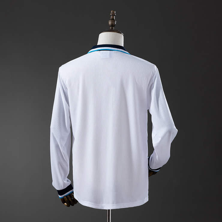 Retro England 1996 Hjemmedrakt Langermet Herre Fotballdrakt