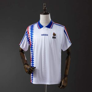 Retro Frankrike 1994 Bortedrakt Herre Fotballdrakt