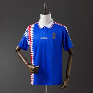 Retro Frankrike 1994 Hjemmedrakt Herre Fotballdrakt