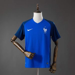 Retro Frankrike 2016 Hjemmedrakt Herre Fotballdrakt