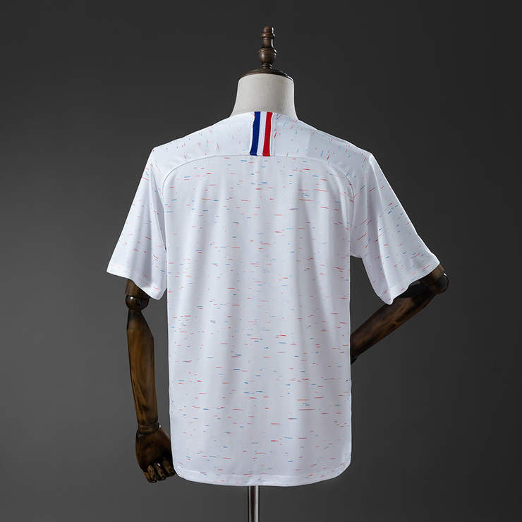 Retro Frankrike 2018 Bortedrakt Herre Fotballdrakt