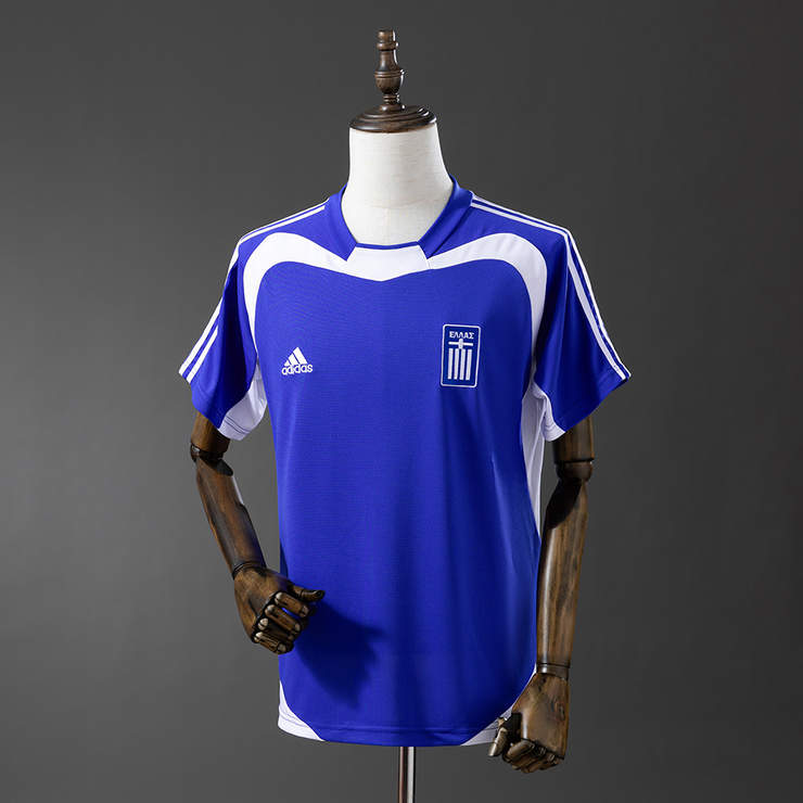 Retro Hellas 2004 Hjemmedrakt Herre Fotballdrakt