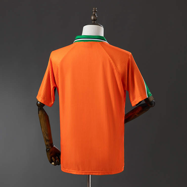 Retro Irland 1997 Bortedrakt Oransje Herre Fotballdrakt